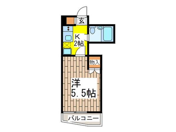 ドルフ池上の物件間取画像